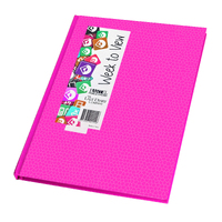 2025 Diary Everyday A5 Week to View Casebound Hot Pink Last Diary Company EA57HP