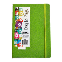 2025 Diary Becall A5 Day to Page Casebound Green Last Diary Company BA51GR