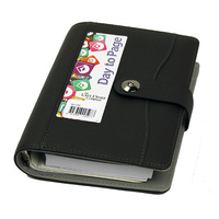 2024 Diary Nicholls B6 Mini Day to Page Clip Black Last Diary Company B61CBK