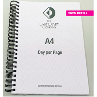 2025 Refill Victoria A4 Day to Page Wiro by Last Diary Company VA41