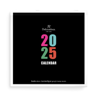 2025 Calendar Defamations Square Wall DEFCAL25