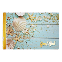 Ozcorp Guest Book Sea Shells, Signature Book GBK09