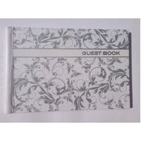 Ozcorp Guest Book Silver Linework, Signature Book GBK02