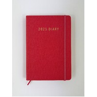 2025 Diary Contempo A5 Day to Page Coral, Ozcorp D836