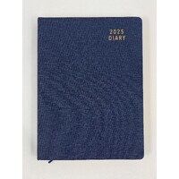 2025 Diary Contempo A4 Day to Page Blue, Ozcorp D847