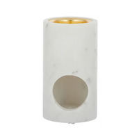 Kit Marble Oil Burner 8x14cm White, Home Decor, Coast to Coast Home BA1102