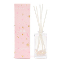 Serenity Reed Diffuser 130mL Love Rose Quartz Crystal, Home Fragrance Co SCY130RQ