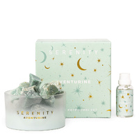 Serenity Potpourri Set 50mL Abundance Aventurine Crystal, Home Fragrance Co SCYGSCAV