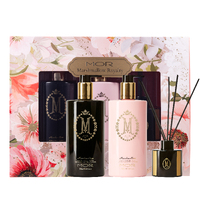 MOR Gift Set Marshmallow Royalty Hand & Body Wash + Hand & Body Milk + Reed Diffuser GP455