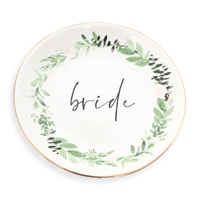 Splosh Wedding Trinket Plate Bride WDE023