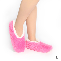 SnuggUps Slippers Women's Soft Petal Pink Large by Splosh, Gift For Her SPWSPP03