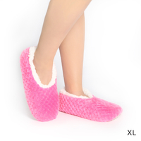 SnuggUps Slippers Women's Soft Petal Pink XLarge by Splosh, Gift For Her SPWSPP04