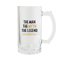 Sip Celebration Beer Glass The Man by Splosh, Gift For Him SPCBTM