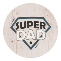 Splosh Coaster 10cm Super Dad FD2310