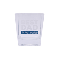 Splosh Whisky Glass Best Dad In The World, Gift For Him FD2423