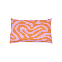 Splosh Beach Bliss Beach Pillow 51 x 31cm Swirl Orange SUM002C