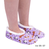 SnuggUps Slippers Women's Printed Pets Small Cavalier, Splosh SNWPCV01