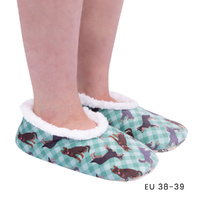 SnuggUps Slippers Women's Printed Pets Medium Kelpie, Splosh SNWPKP02