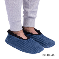 SnuggUps Slippers Men's Cord Large Navy, Splosh SNMCN02