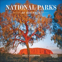 2025 Calendar National Parks of Australia Square Wall Browntrout A04091