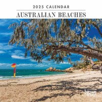 2025 Calendar Australian Beaches Mini Wall Browntrout A04183