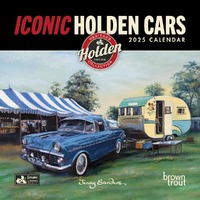 2025 Calendar Iconic Holden Cars Square Wall Browntrout A04275