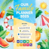 2025 Calendar Our Family Planner Square Wall Browntrout A04282