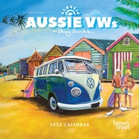 2025 Calendar Classic Aussie VWs Square Wall Browntrout A04305