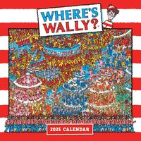 2025 Calendar Where's Wally Mini Wall Browntrout A04466