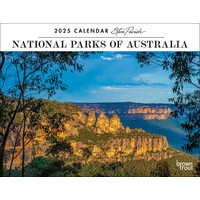 2025 Calendar Steve Parish National Parks of Australia Horizontal Wall Browntrout A04558