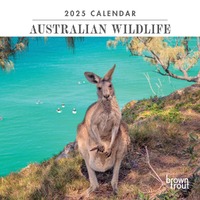 2025 Calendar Australian Wildlife Mini Wall Browntrout A04596