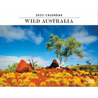 2025 Calendar Wild Australia Horizontal Wall Browntrout A04602