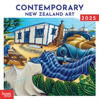 2025 Calendar Contemporary New Zealand Art Square Wall Browntrout A04619