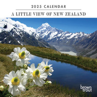 2025 Calendar A Little View of New Zealand Mini Wall Browntrout A04633