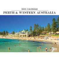 2025 Calendar Perth & Western Australia Horizontal Wall Browntrout A04671