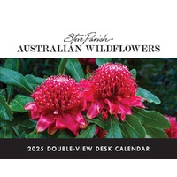 2025 Calendar Steve Parish Australian Wildflowers Double-View Desk Easel Browntrout A04701