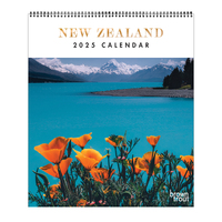 2025 Calendar New Zealand Deluxe Wall Browntrout A04909