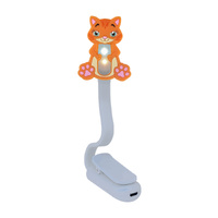 Artico Animal Rechargeable Book Light Reading Lamp Clip On Cat ABL018