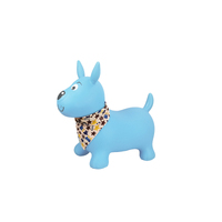 Kaper Kidz Ride-On Inflatable Toy Bouncy Rider Ozzie The Blue Heeler, Eleganter PA7041