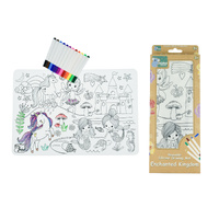 Koala Dream Drawing Mat Reusable Silicone with Markers 38cm Enchanted Kingdom, Eleganter CA3030E