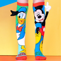 Madmia Socks Ages 6-99 - Donald Duck & Mickey Mouse MD010
