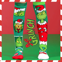 Madmia Socks Ages 6-99 One Size Fits Most - MERRY GRINCHMAS