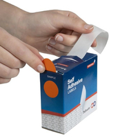 Esselte Label Quik Stik Dispenser 24mm Dot Orange GNS-24352