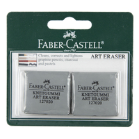 Faber-Castell - Kneadable Art Eraser Pack of 2