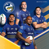 2025 Calendar NRL Parramatta Eels Square Wall Paper Pocket CNRB11