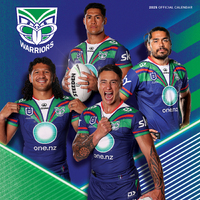 2025 Calendar NRL New Zealand Warriors Square Wall Paper Pocket CNRB10