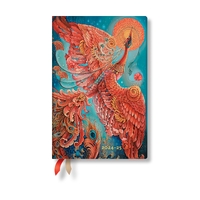 2025 18-Month Diary Paperblanks Firebird Hardcover Mini Week-At-A-Time Horizontal