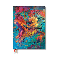 2025 Diary Paperblanks Humming Dragon Flexi Ultra Day to Page