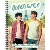 2025 16-Month Planner Heartstopper with Stickers Weekly/Monthly Engagement Andrews McMeel AM70647