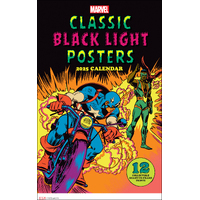 2025 Calendar Marvel Classic Black Light Posters A3 Wall Andrews McMeel AM74294